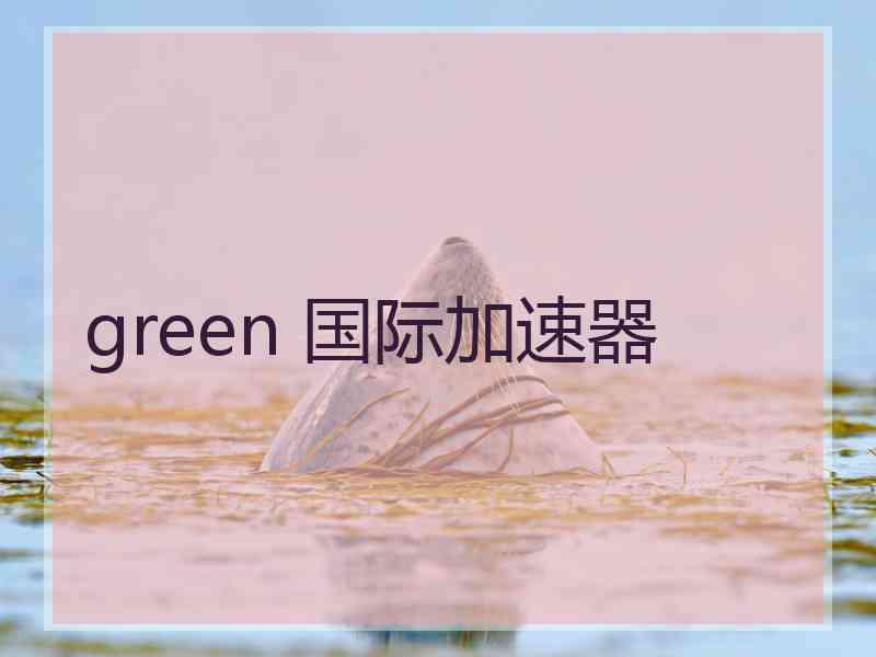 green 国际加速器